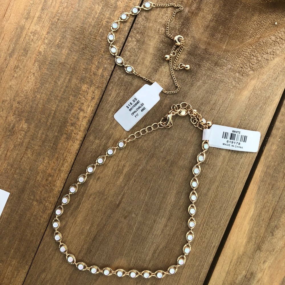 Matching choker and bracelet